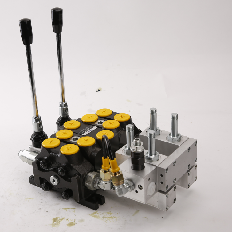Válvula DCV60 de alta presión 1-12 secciones con control manual / control neumático / electrohidráulico, etc.